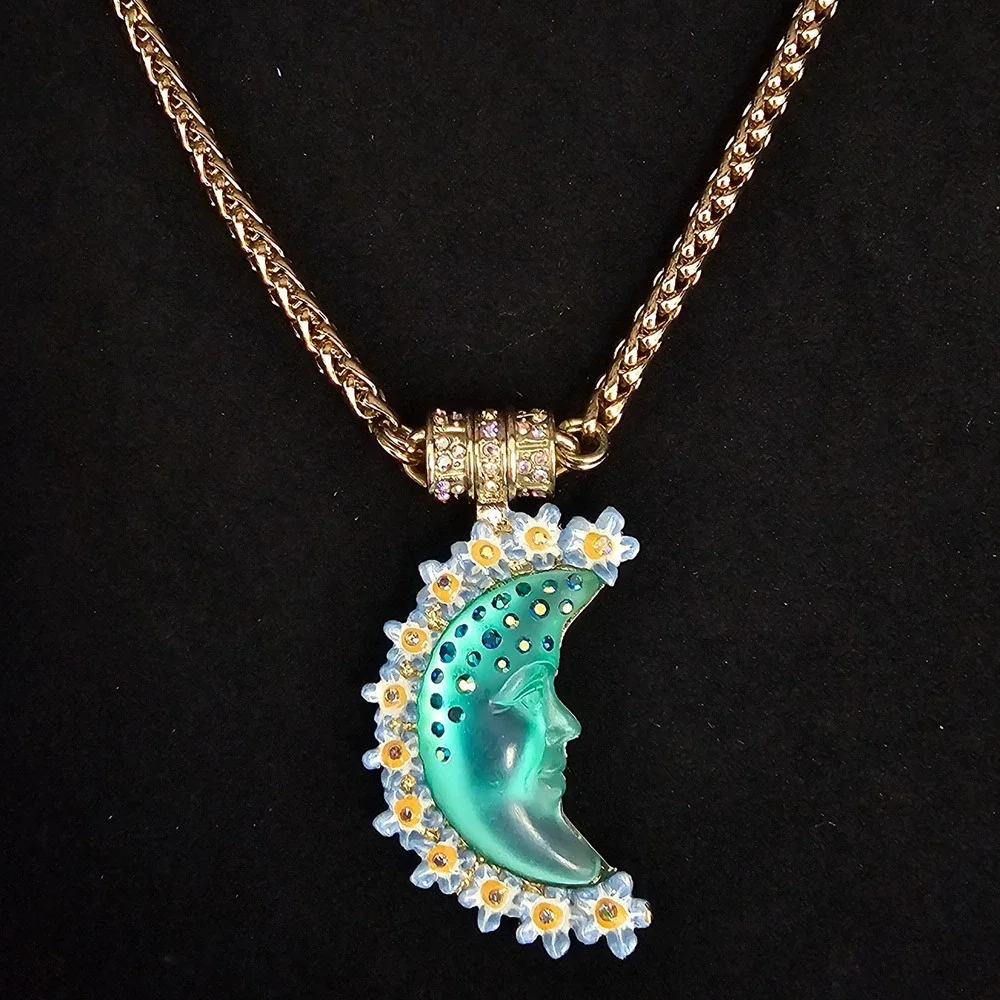 Kirks‎ Folly Goddess Moon Magnetic Necklace & Pendant 30